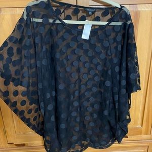 Lane Bryant sheer top